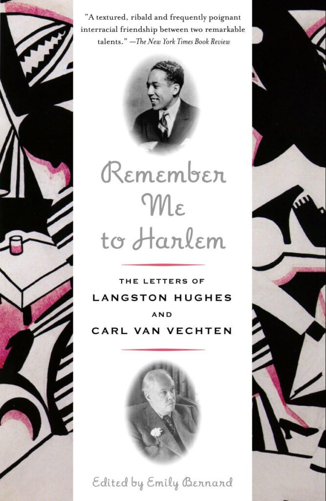 Book cover of "Remember Me to Harlem: The Letters of Langston Hughes and Carl Van Vechten."