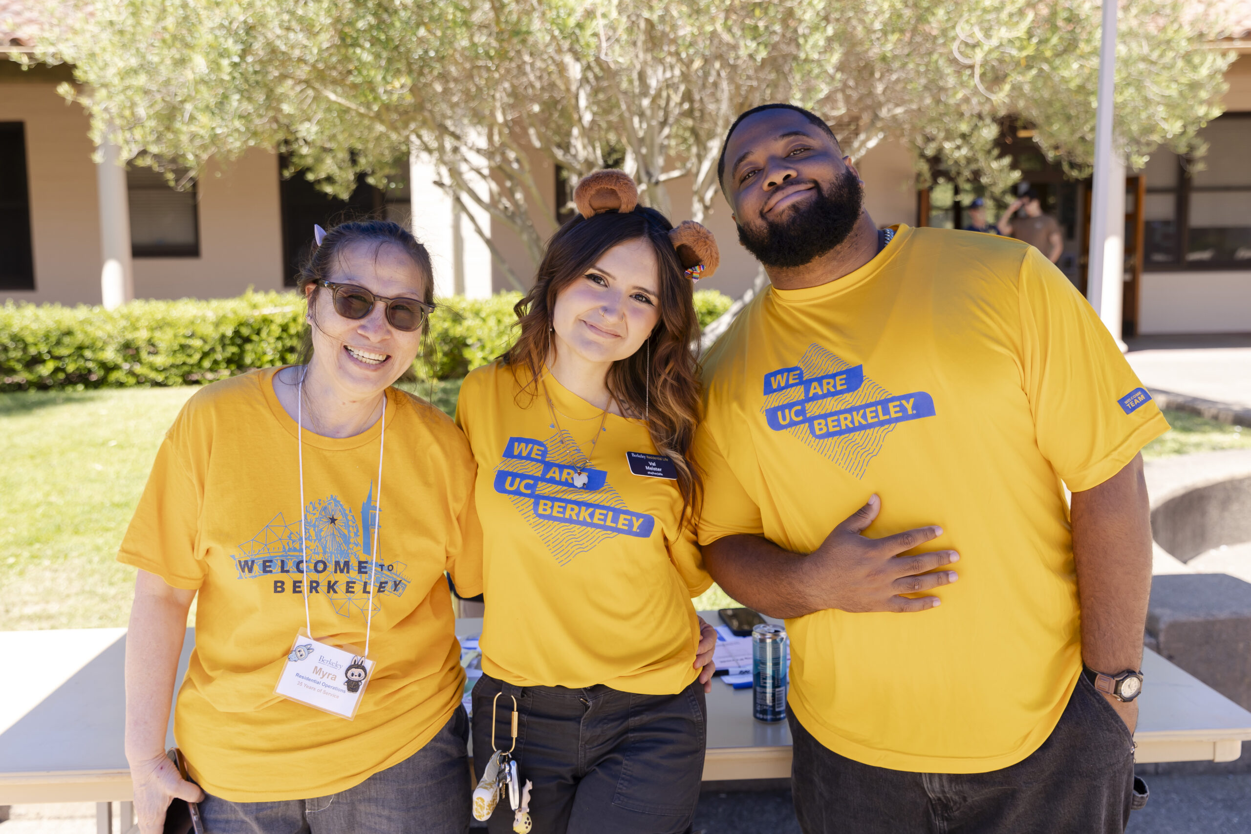 Berkeley Residential Life staff were on hand during move-in to help new students find their way.