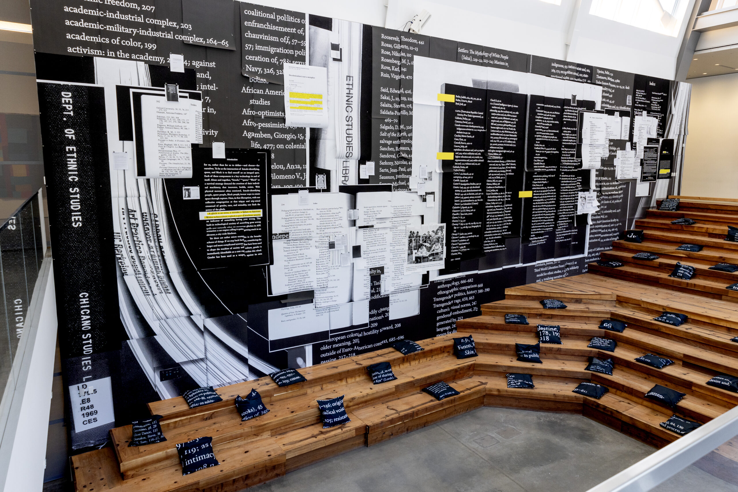 A photo of Stephanie Syjuco's installation of 